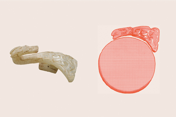 漢代玉帶鈎—環(huán)形玉器余料應用